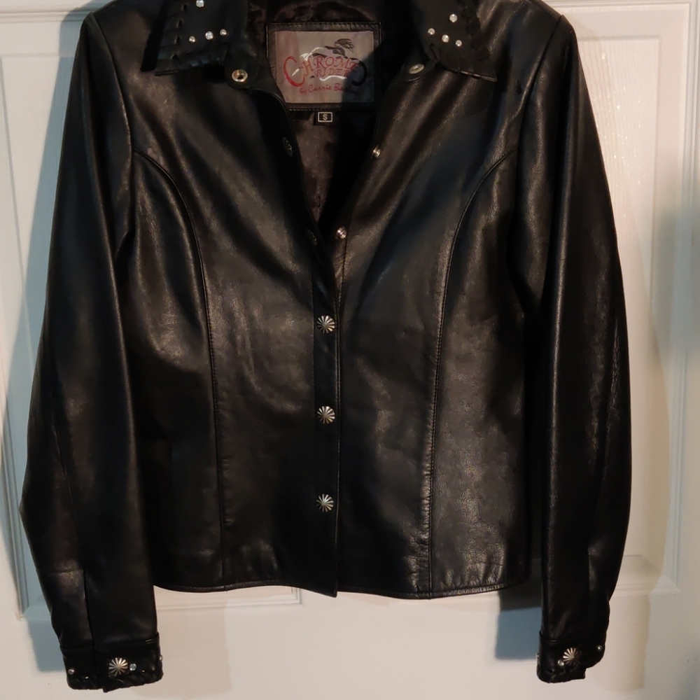 Black leather jacket - Picture 8 of 8